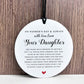 Fathers Day Gift From Your Daughter Hanging Plaque For Dad