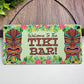 Tiki Bar Sign For Home Bar Hanging Wall Door Welcome Sign Funny