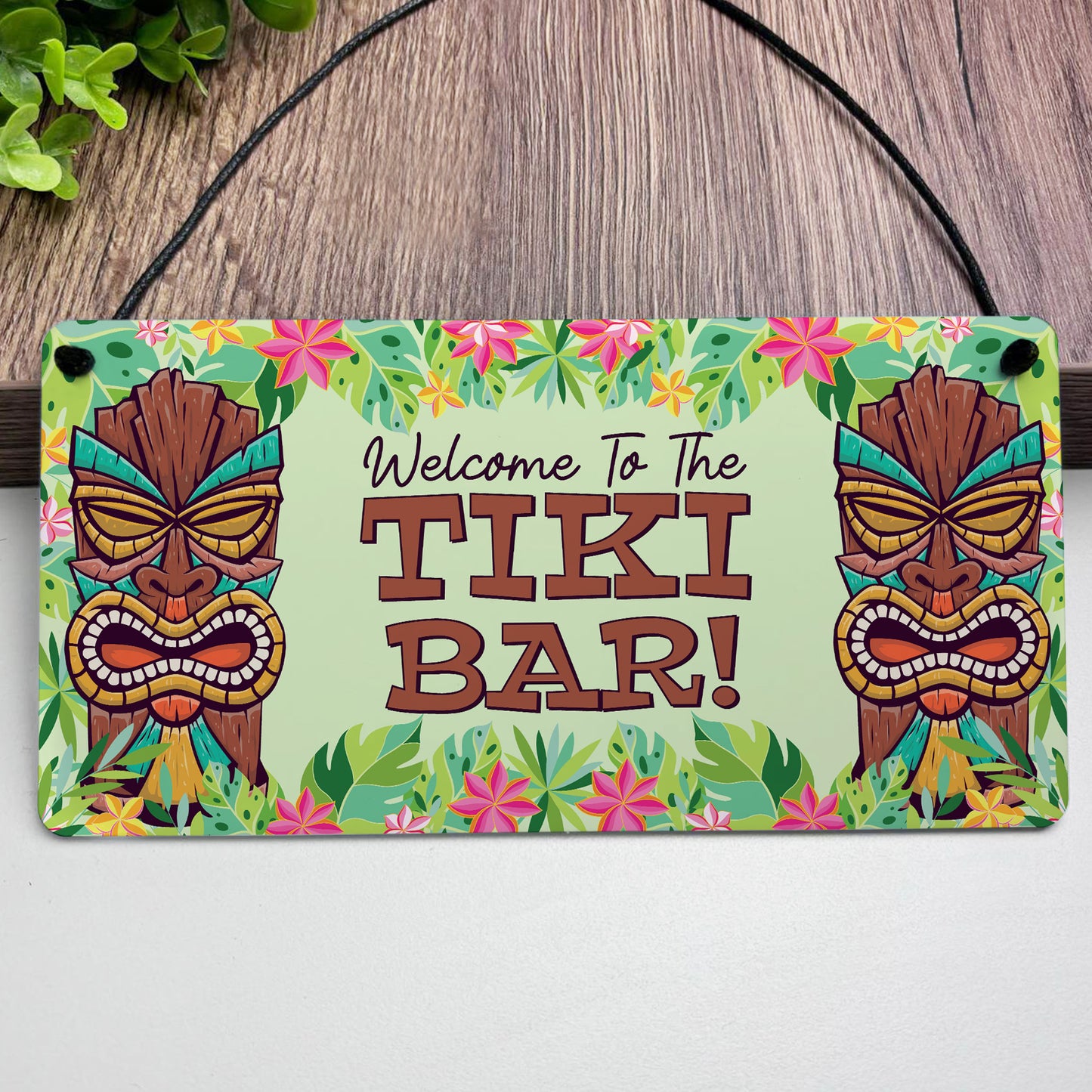 Tiki Bar Sign For Home Bar Hanging Wall Door Welcome Sign Funny