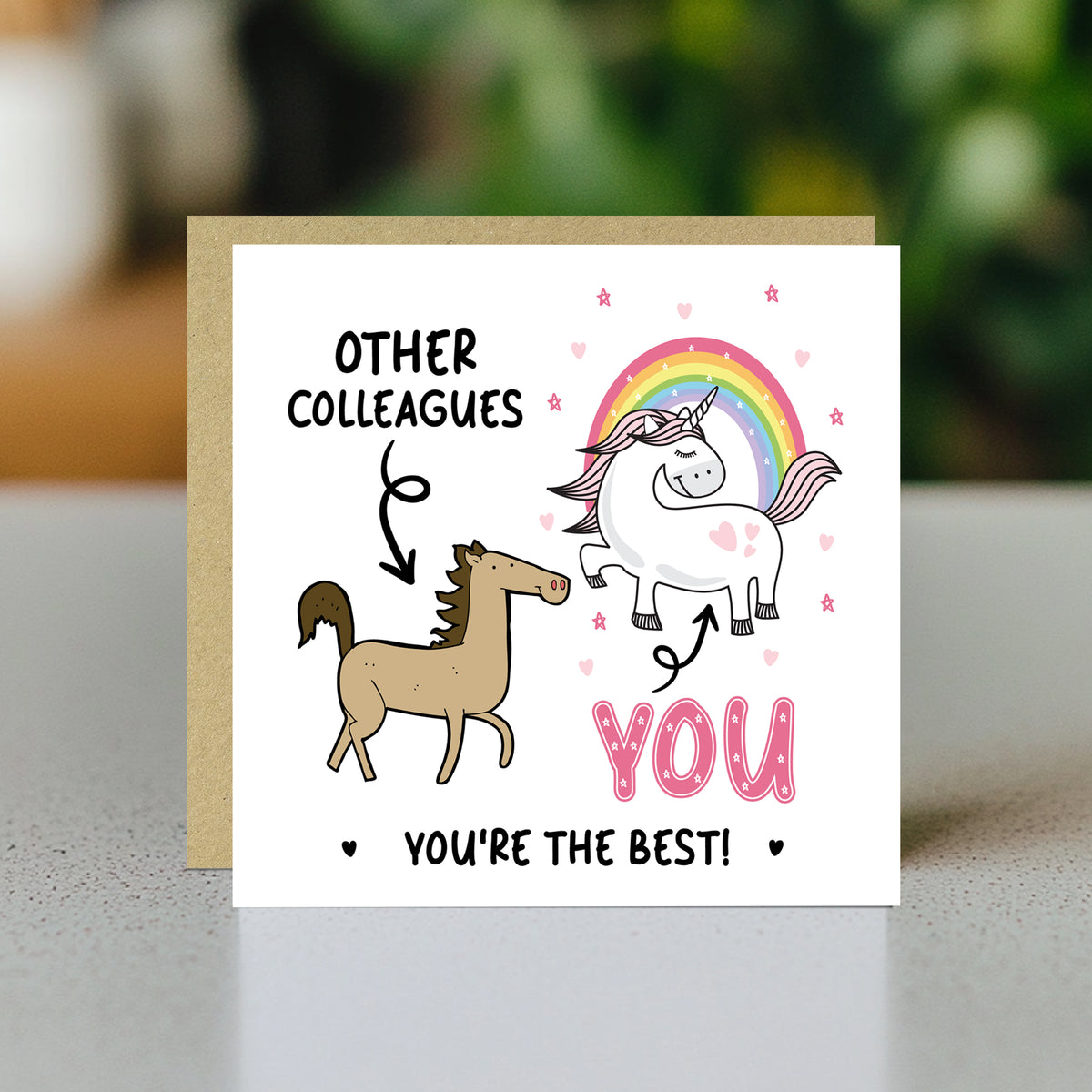 Funny Card For Colleague Thank You Card For Colleague New Job