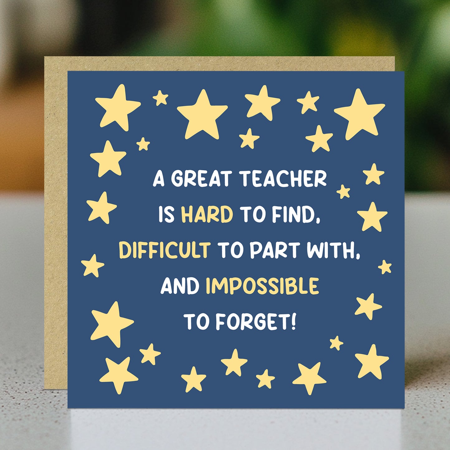 Teacher Appreciation Card Thank You Cards For School Nursery