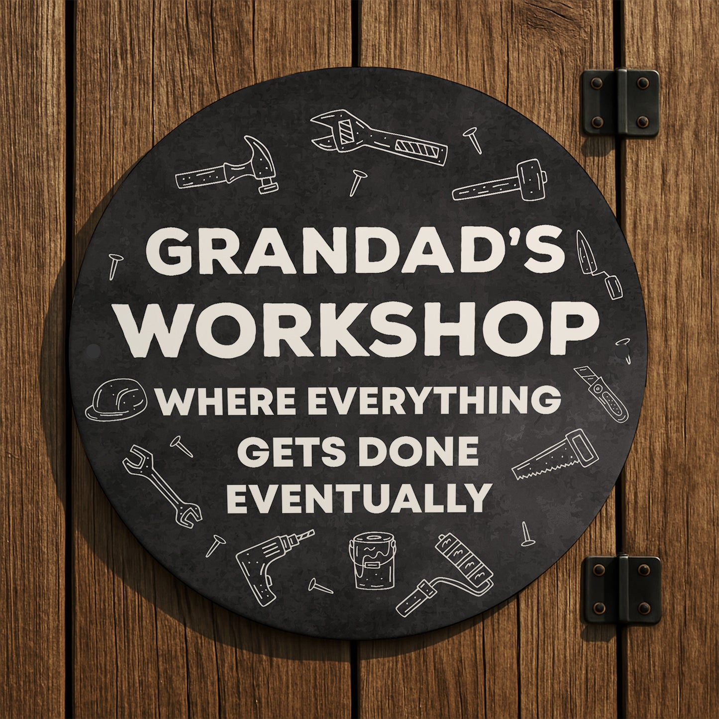 Funny Gift For Grandad Birthday Fathers Day GRANDADS WORKSHOp