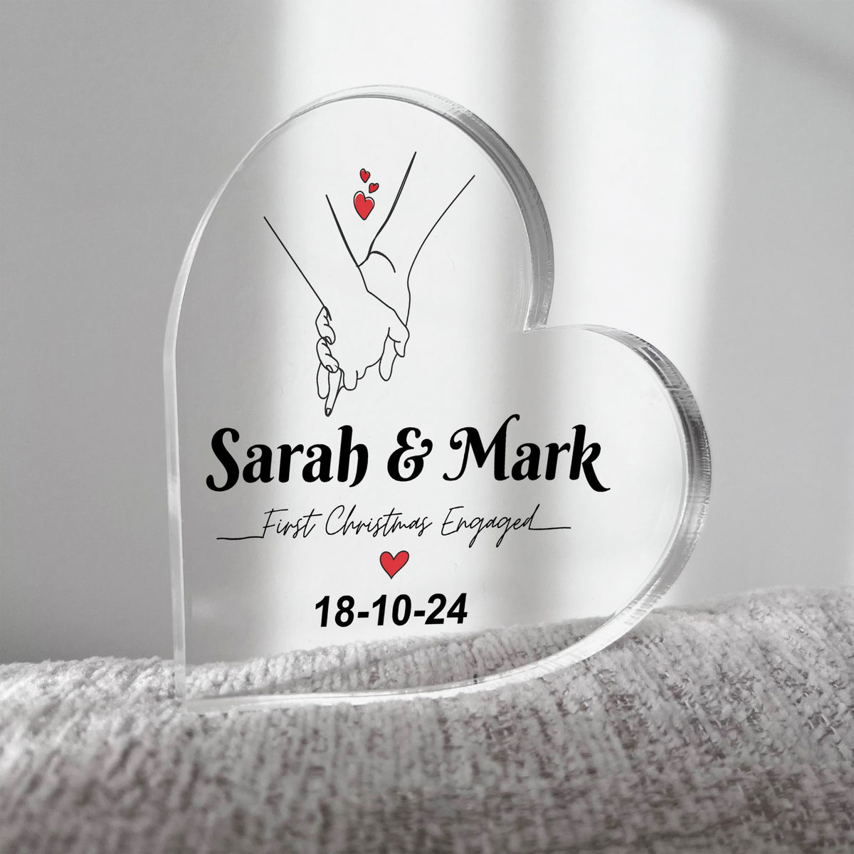 Personalised First Christmas Engaged Engagement Present