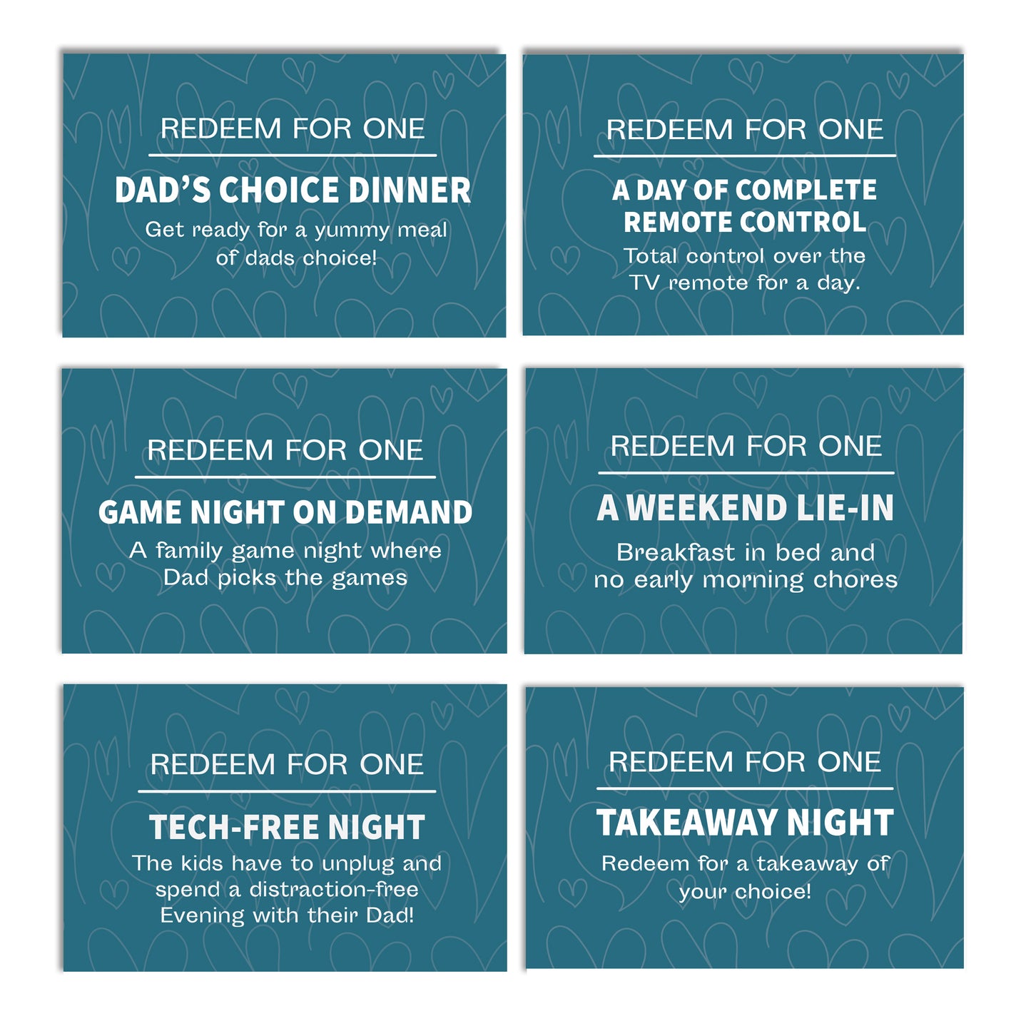 Coupon Book Gift For Dad Fathers Day Gift Coupons For Him