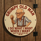 Grumpy Old Man Sign For Dad Grandad Fathers Day Garage Workshop