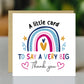 thank you card Gift card for teacher friend her him appreciation