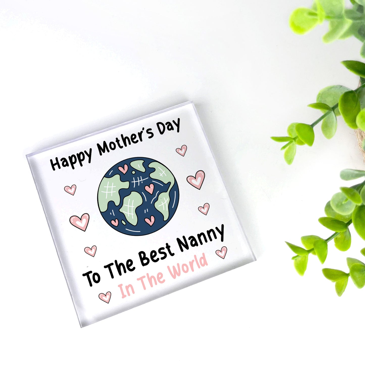 Happy Mothers Day Gift For Nanny Plaque Nanny Gifts