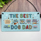 Funny Fathers Day Birthday Gift For The Best Dog Dad Gift Woof