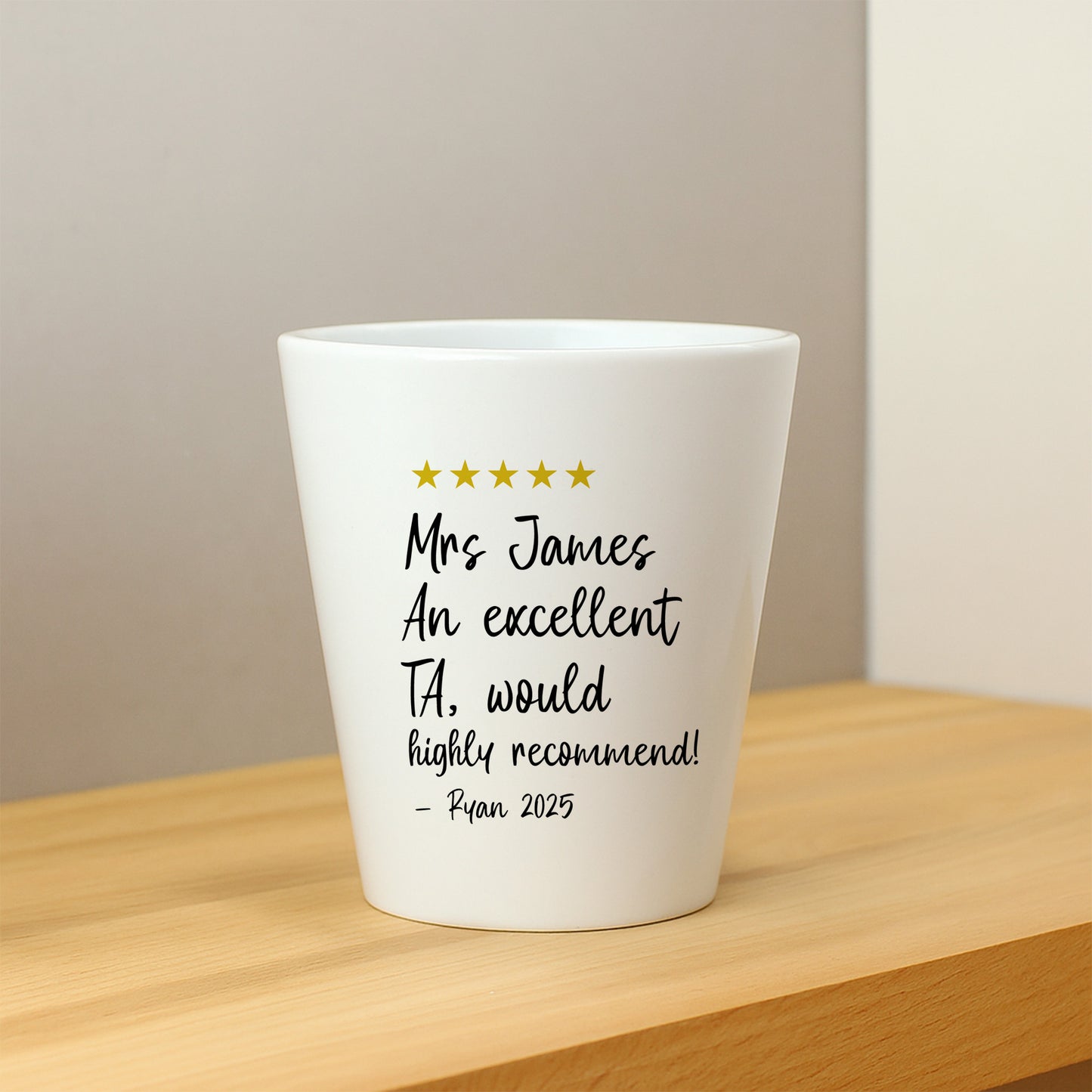 Personalised Thank You Gift For TA Funny Teacher Gifts