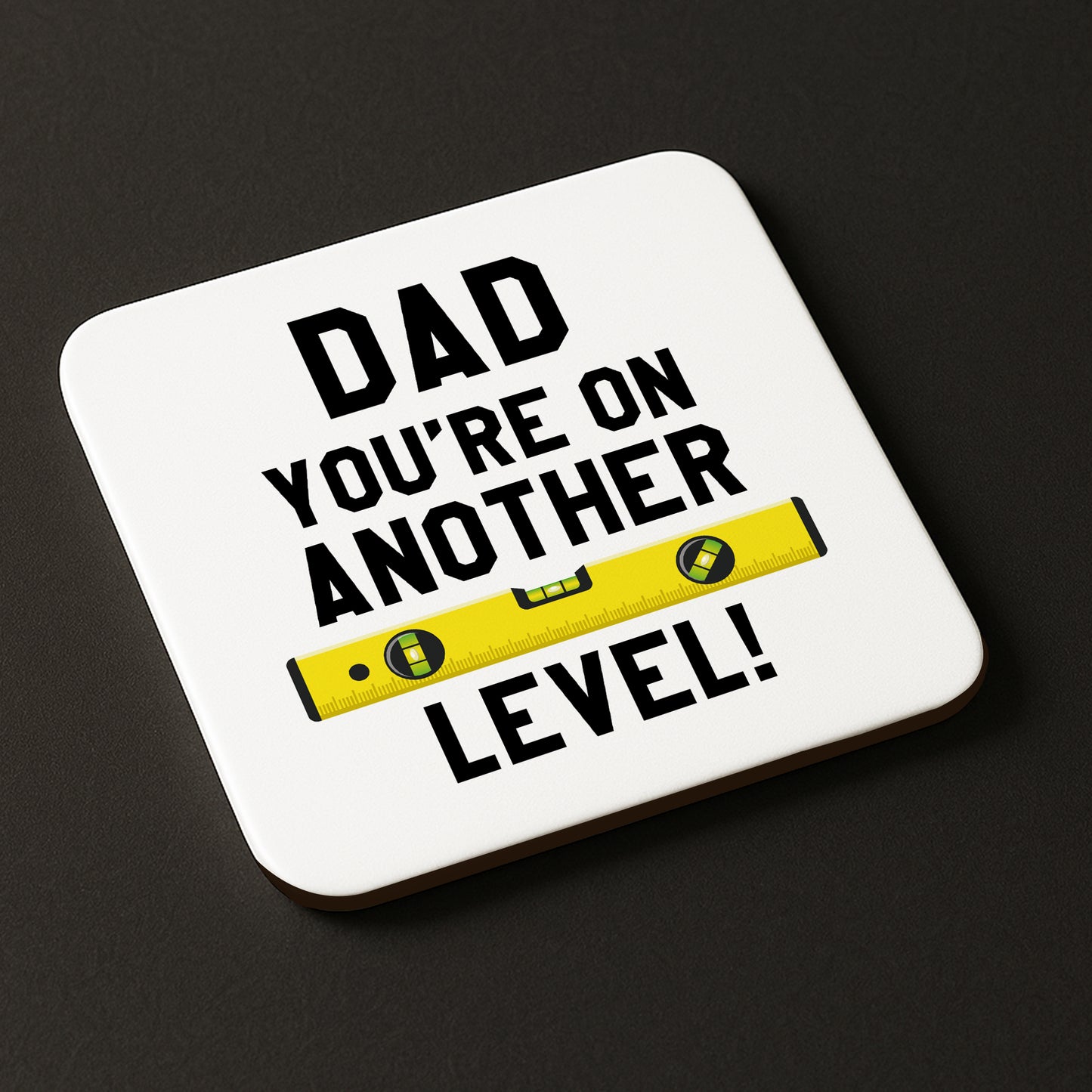 Dad Funny Coaster Another Level DIY Handyman Gift Father's Day