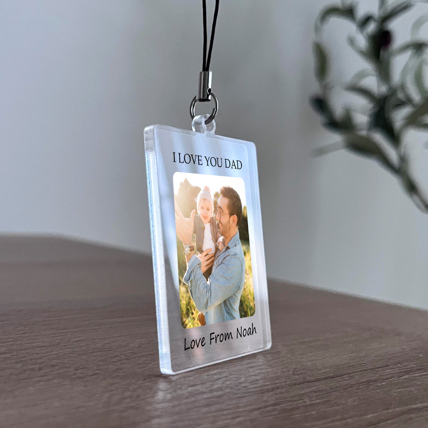 Personalised Gift For Dad Keyring Fathers Day Gift Birthday Gift