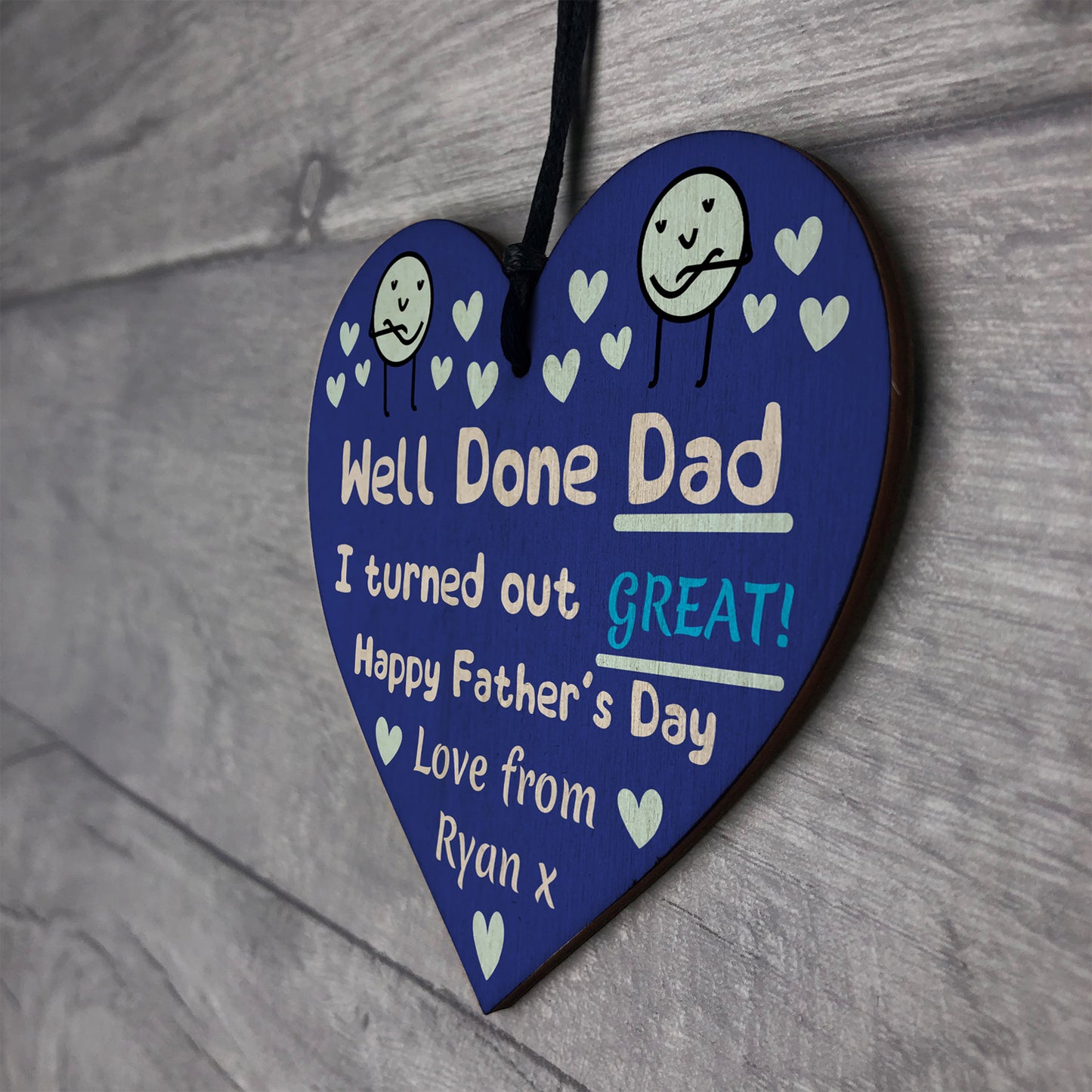 Funny Fathers Day Gift For Dad I Turned Out Great Humour Joke