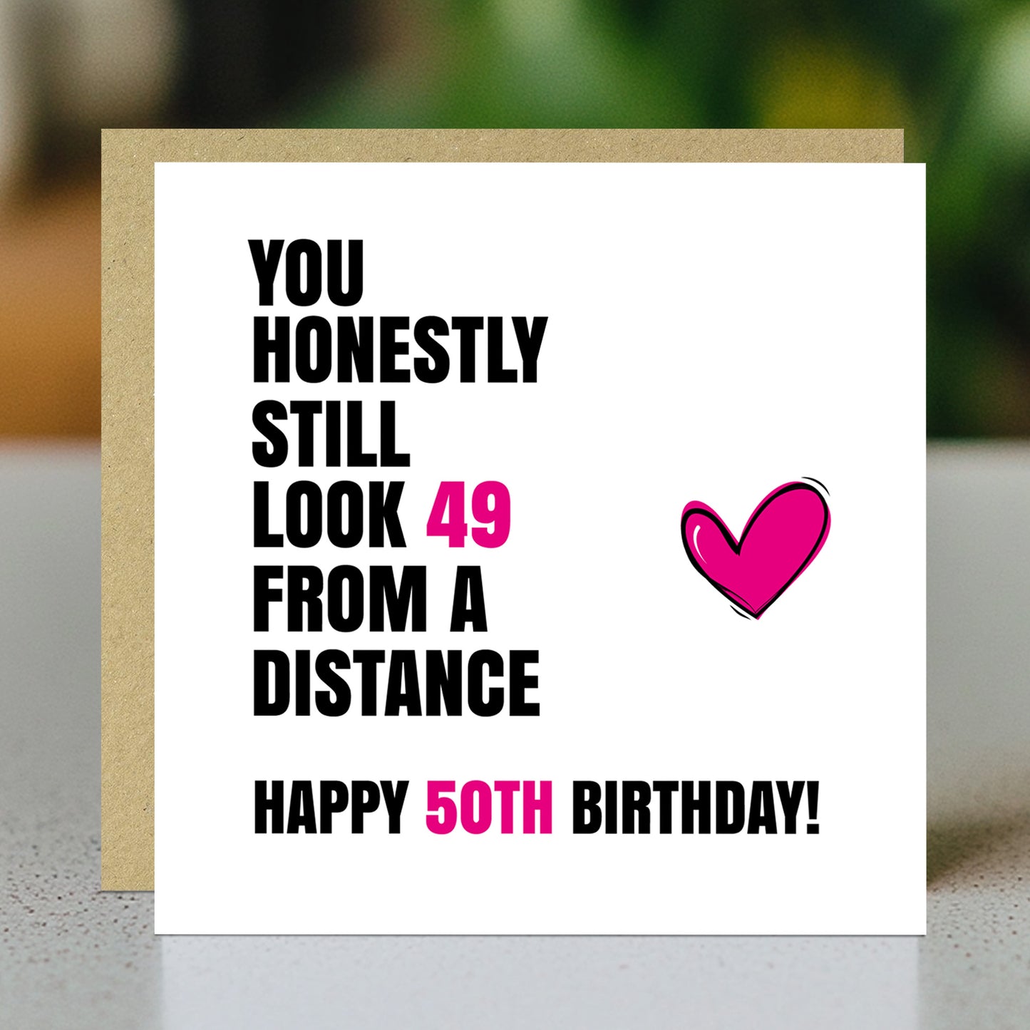 Funny 50th Birthday Card For Women Cards For 50th Birthday