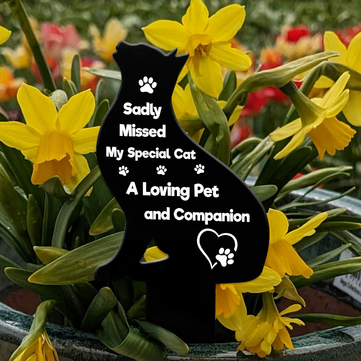 Cat Memorial Plaque Cat Memorial Stake Cat Memorial Grave Marker