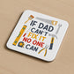 Dad Mug and Coaster Funny DIY Handyman Gift For Fathers Day