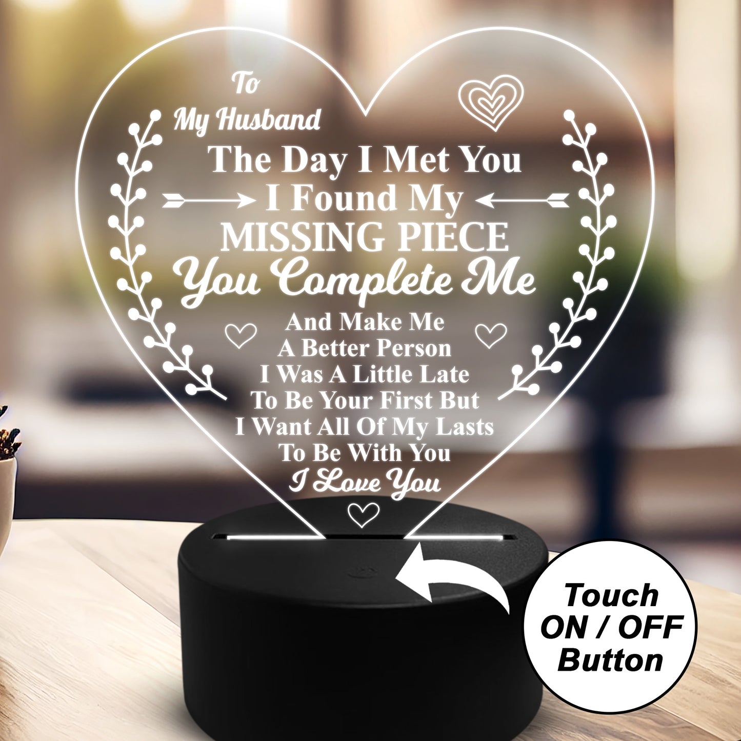 Gifts For Husband Acrylic Night Light Birthday Gifts For Him
