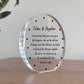 Dad and Daughter Gifts Acrylic Plaque Father And Daughter Plaque