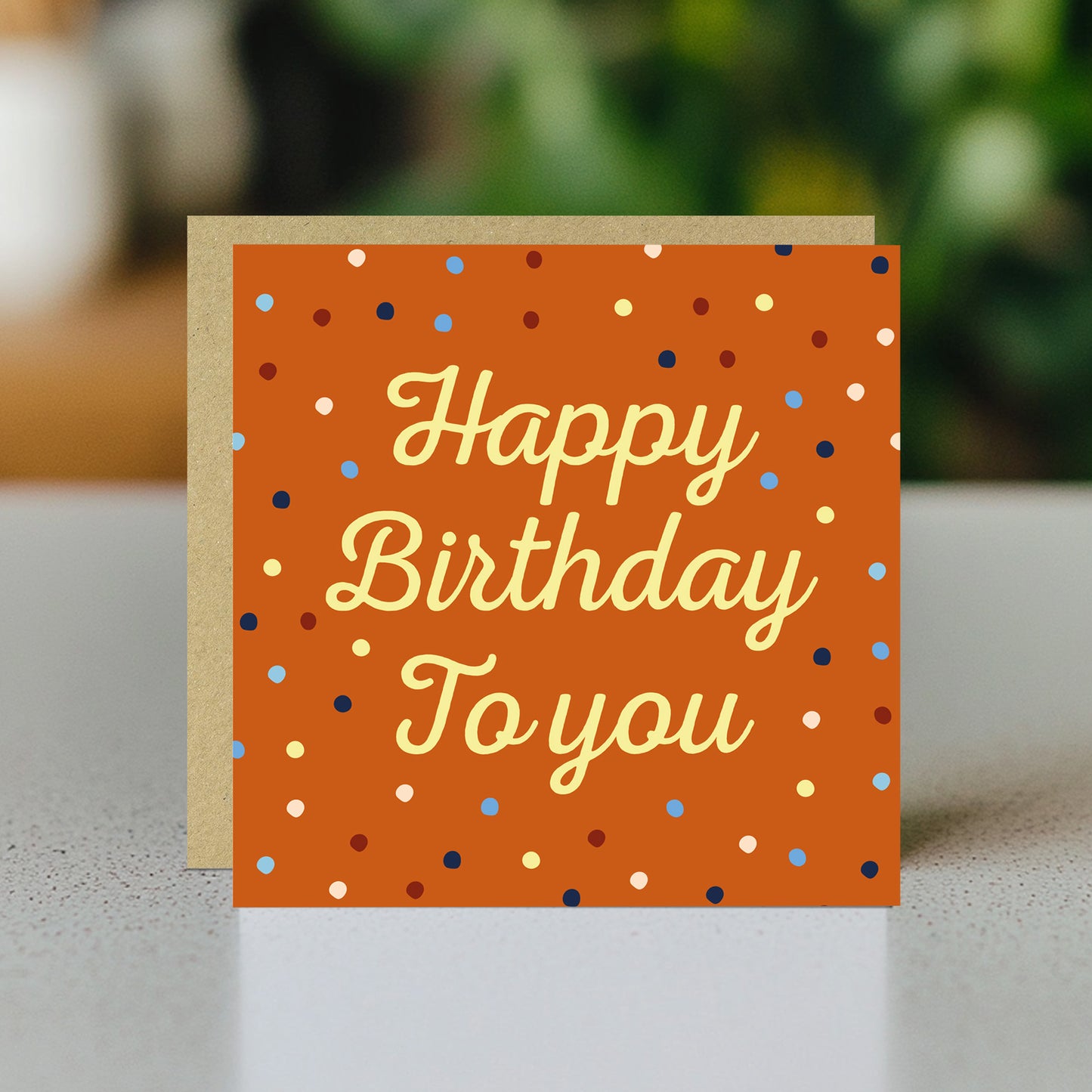 Birthday Cards For Her With Envelope Polka Dot Happy Birthday
