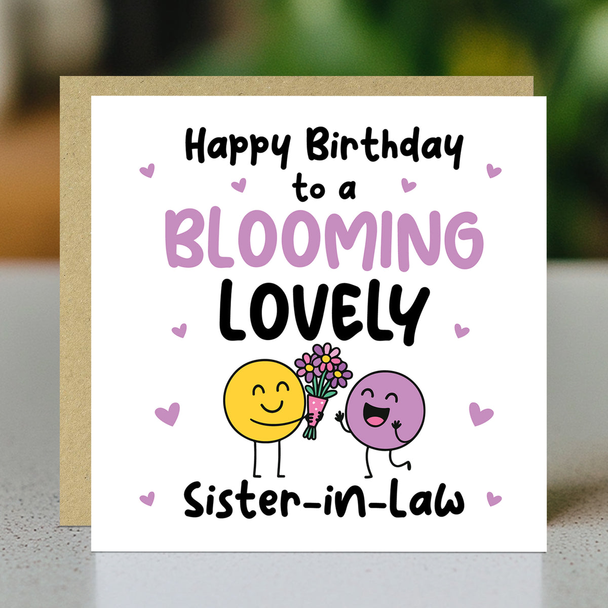 Happy Birthday Card For Sister In Law Blooming Lovely Sister