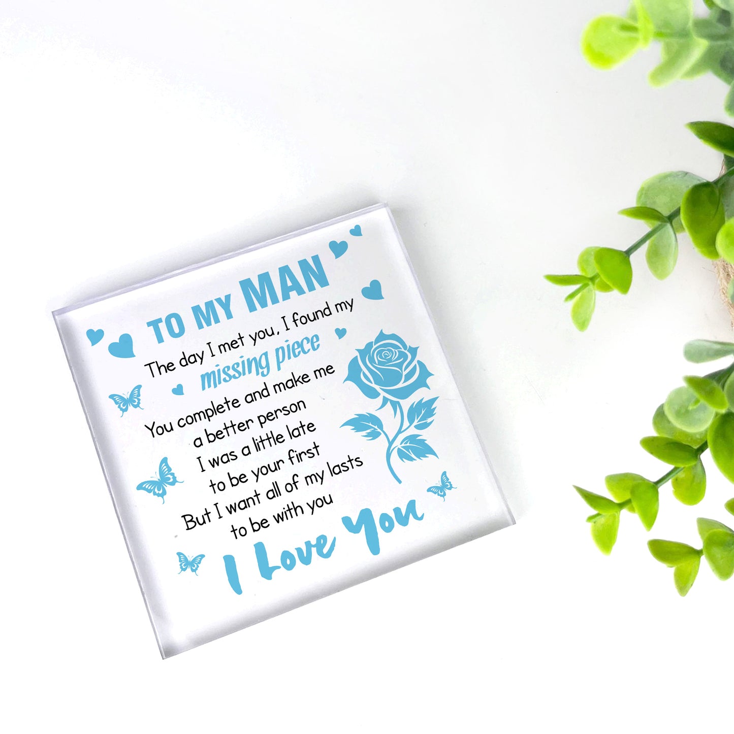 To My Man Gift For Boyfriend Husband Christmas Birthday Gift