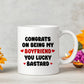 Funny Boyfriend Mug Congrats On Being My Boyfriend Mug Gift