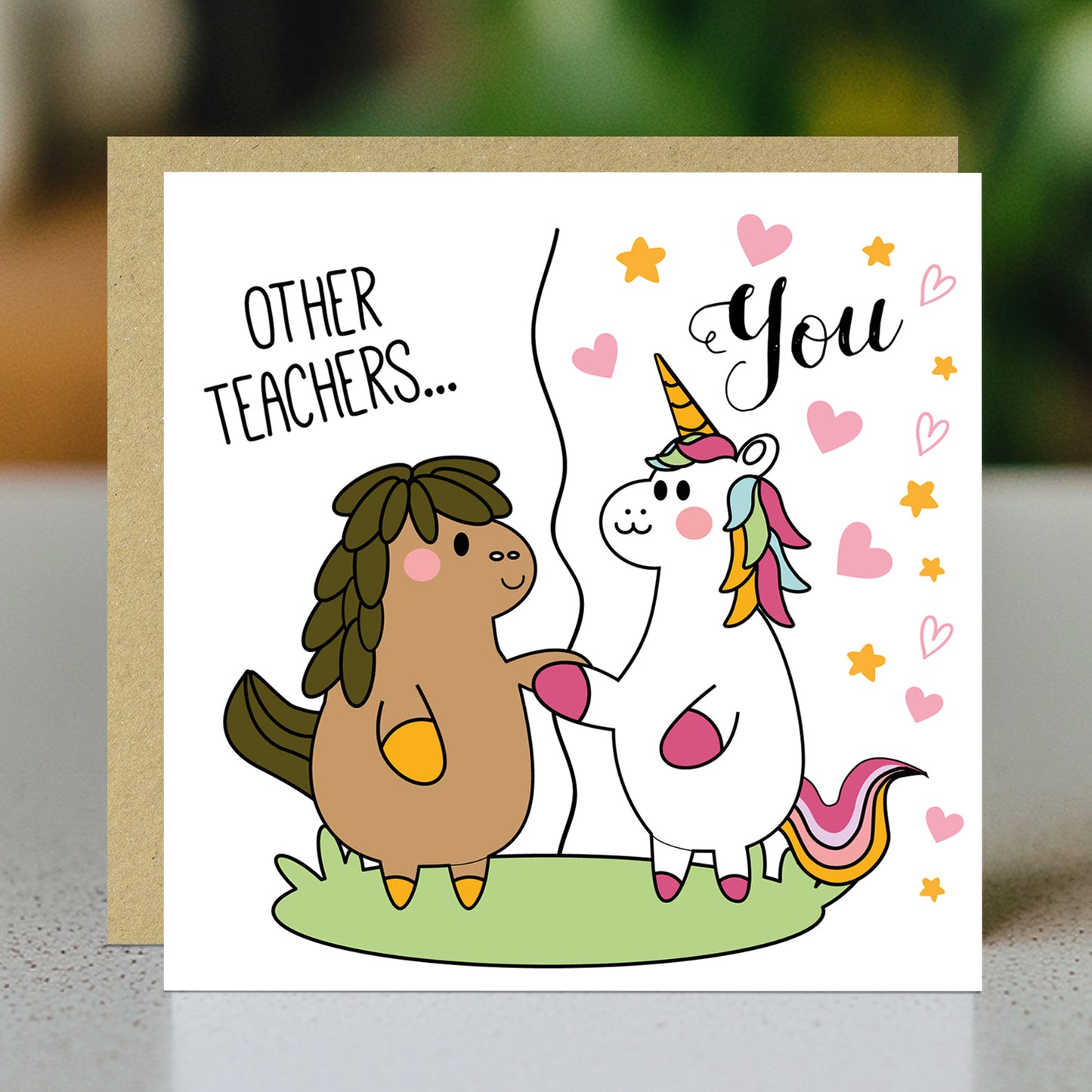 Funny Teacher Thank You Cards End of Term Leaving Card