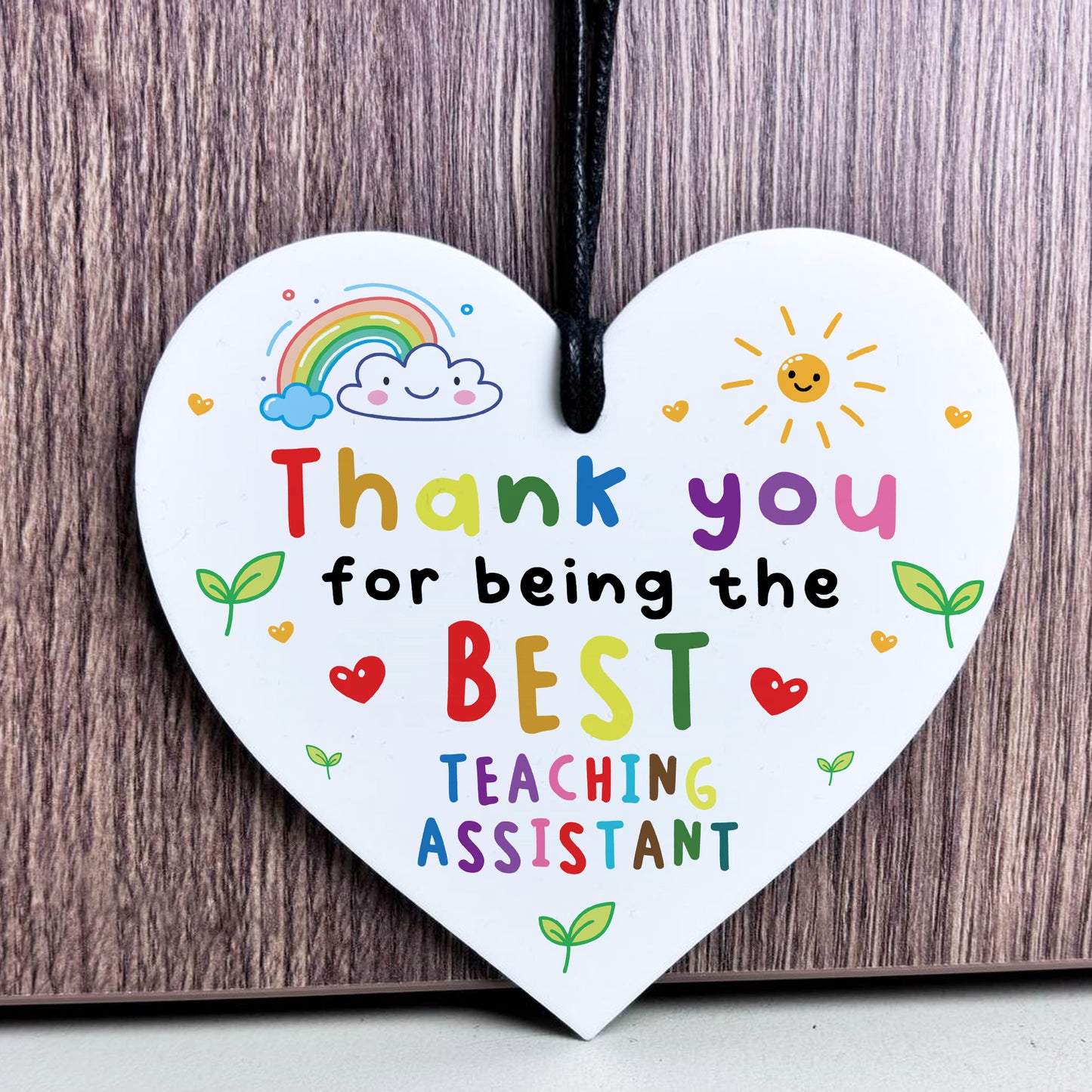 Gift For BEST TEACHING ASSISTANT Gift For Him Her TA Plaque