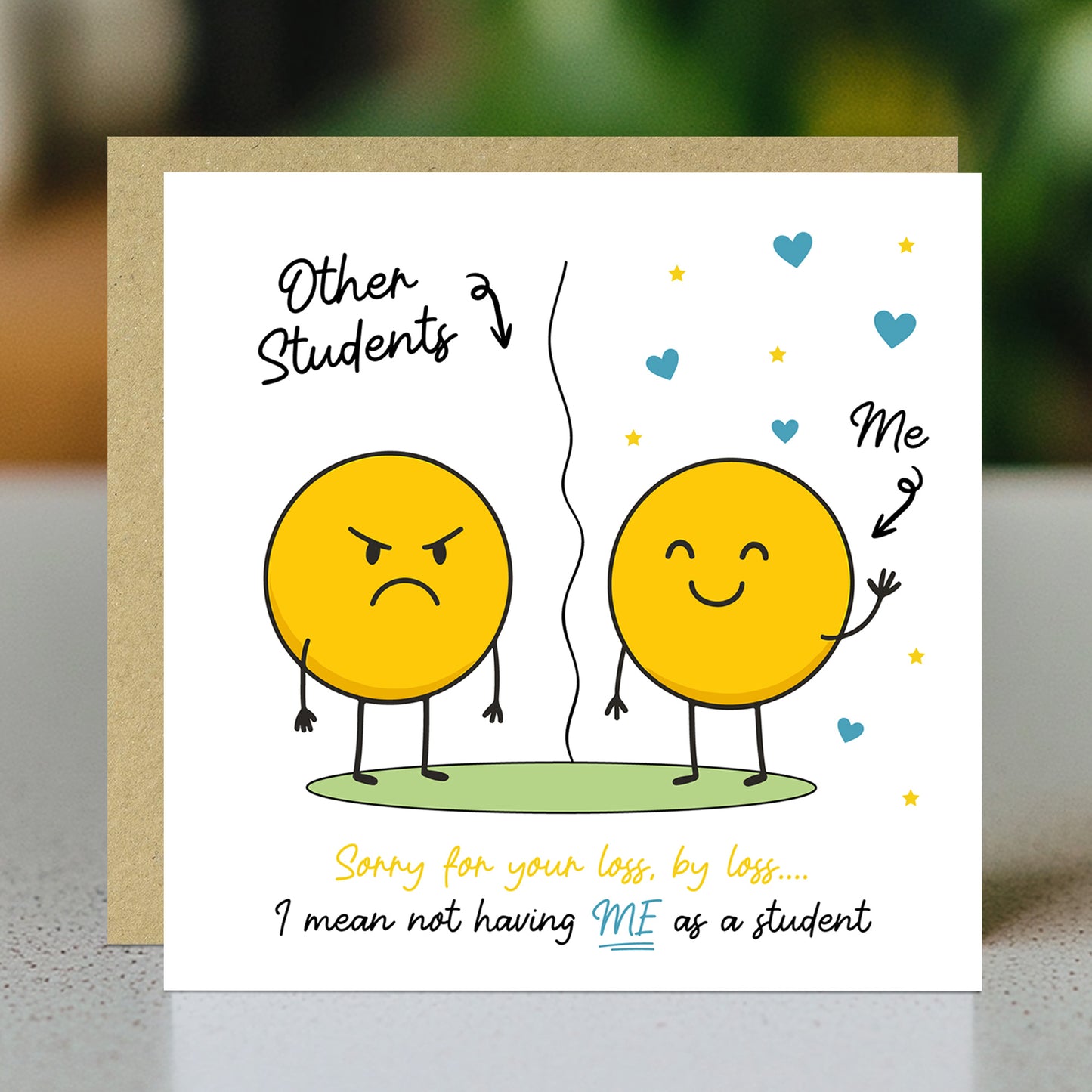 Funny Leaving School Nursery College Card For Teacher Goodbye