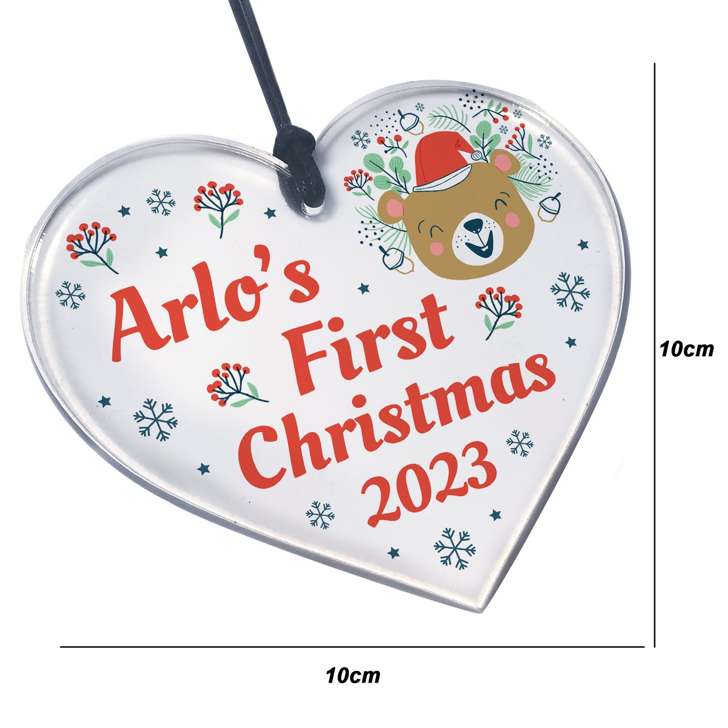 Personalised Baby First Christmas Bauble Child 1st Christmas