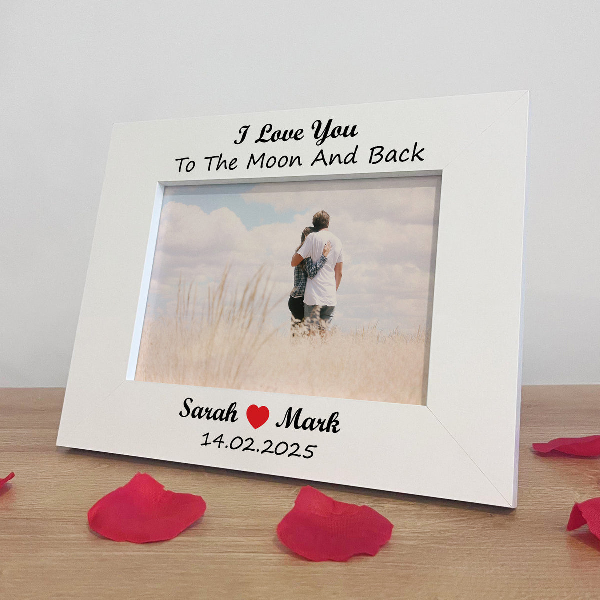 Personalised I Love You To The Moon And Back Gift For Boyfriend