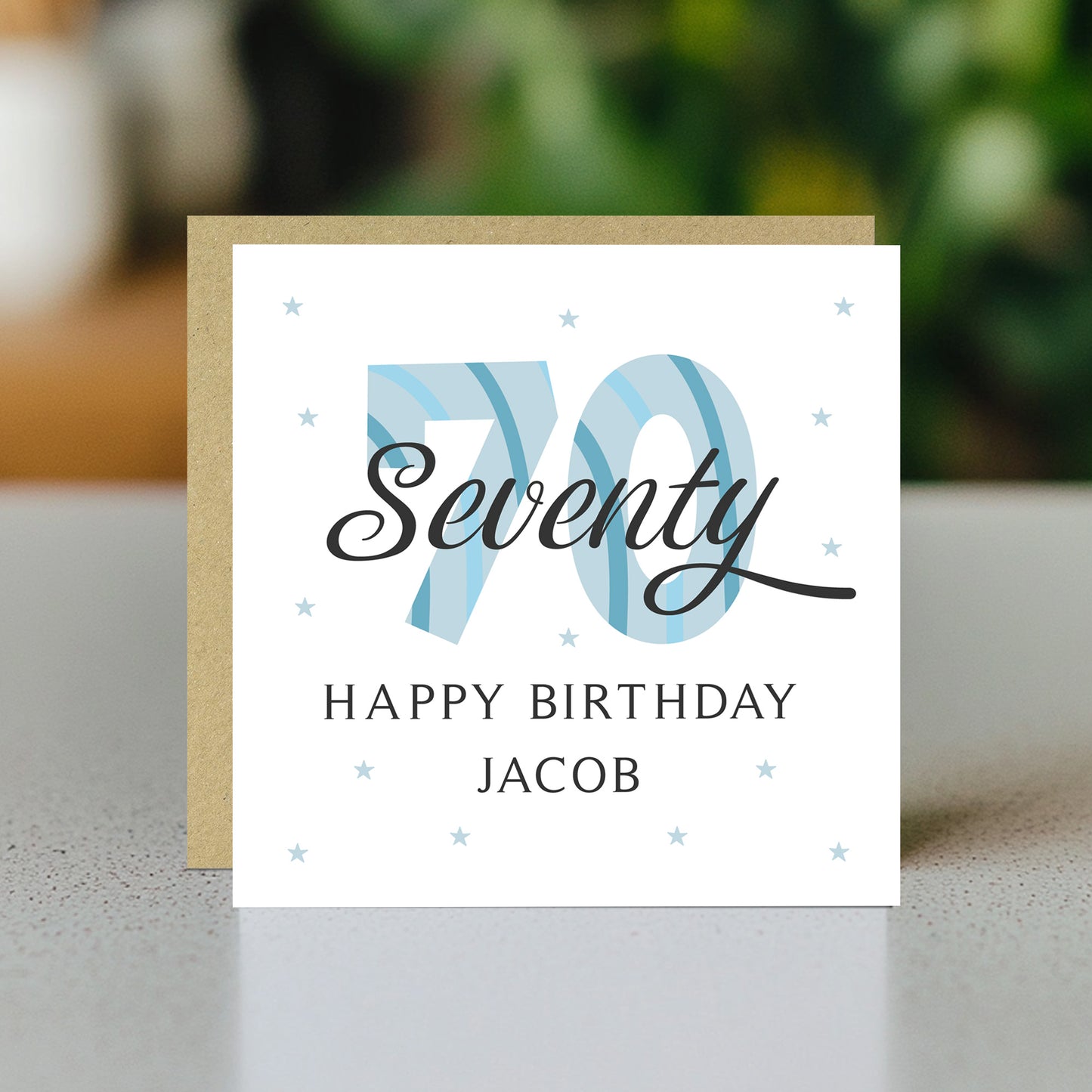Personalised 70th Birthday Cards For Men Dad Grandad Uncle