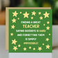 Teacher Leaving School Nursery Thank You Card End of Term
