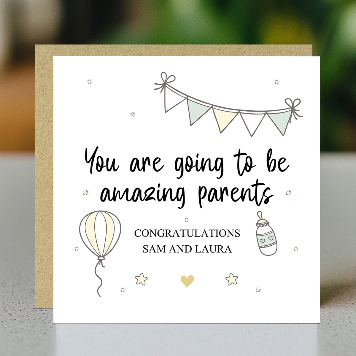 Personalised Pregnancy Card You Are Going To Be Amazing Parents