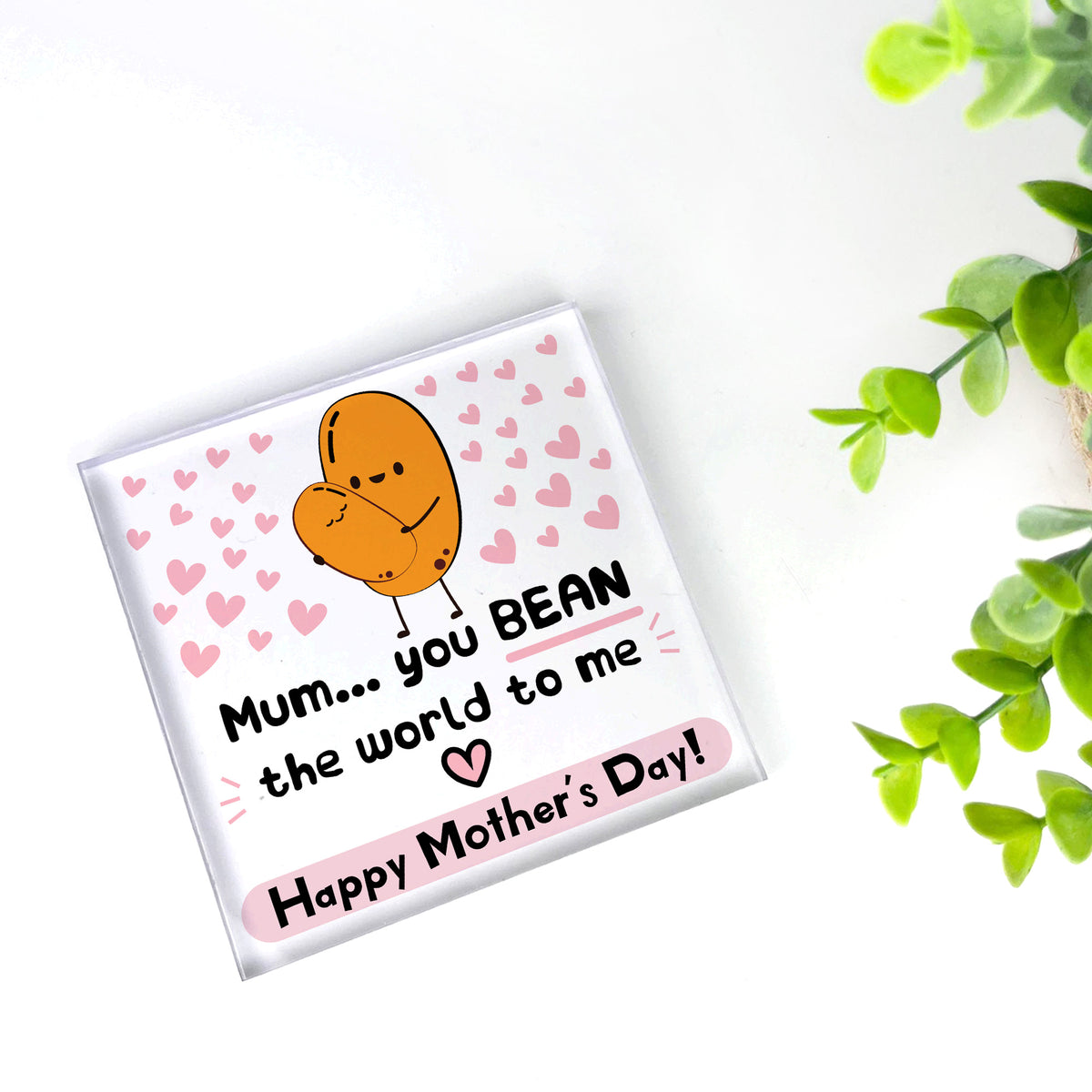 Mothers Day Gifts For Mum BEAN The World To Me Mum Gifts