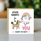 Funny Card For Nanny Thank You Card For Nanny Birthday Unicorn