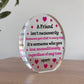 Friendship Gift For Long Distance Friend Acrylic Plaque Thankyou