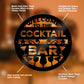 Cocktail Bar Welcome Sign Wall Mounted Home Bar Pub Sign 23x23cm