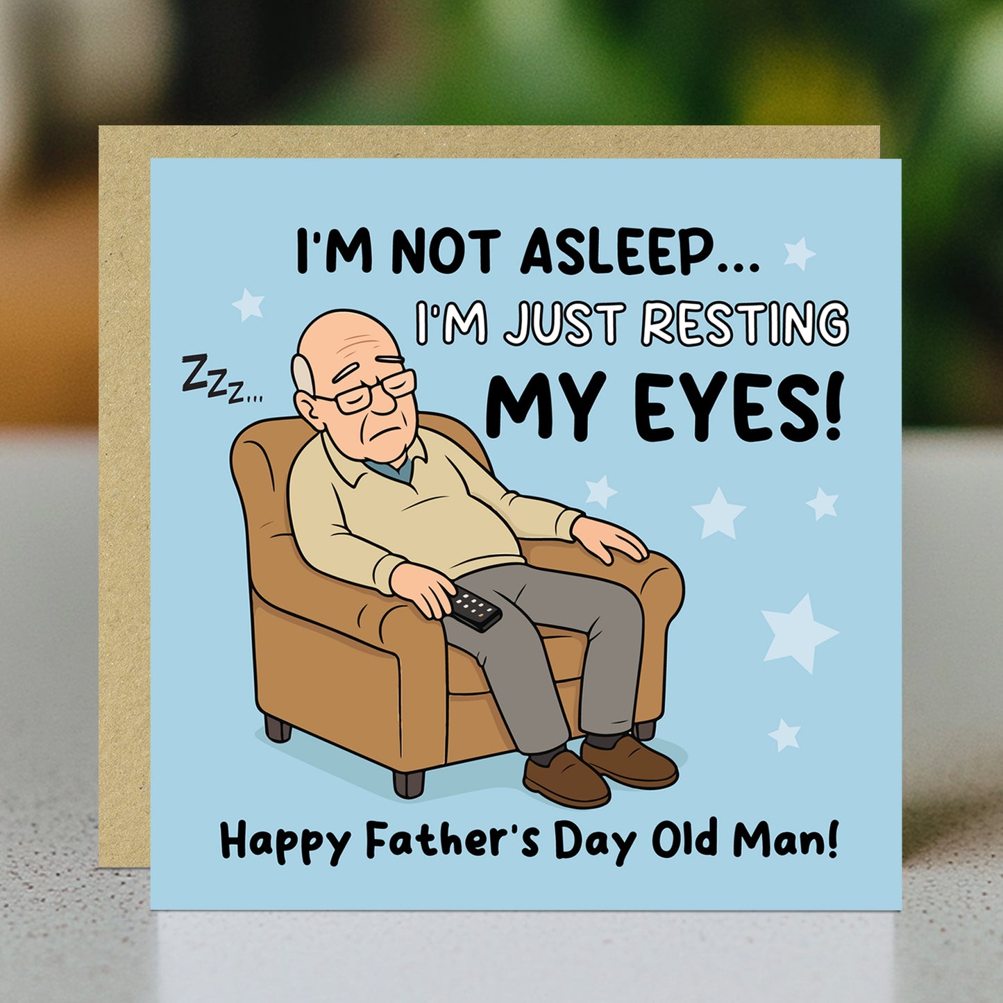 Funny Fathers Day Card For Dad Joke Card Old Dad From Daughter