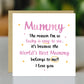 Birthday Card For Mummy BEST MUMMY Card From Daughter Son