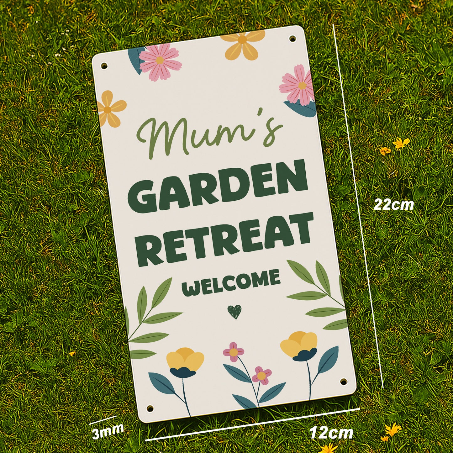 Personalised Garden Sign For Outside Garden Retreat Welcome Sign