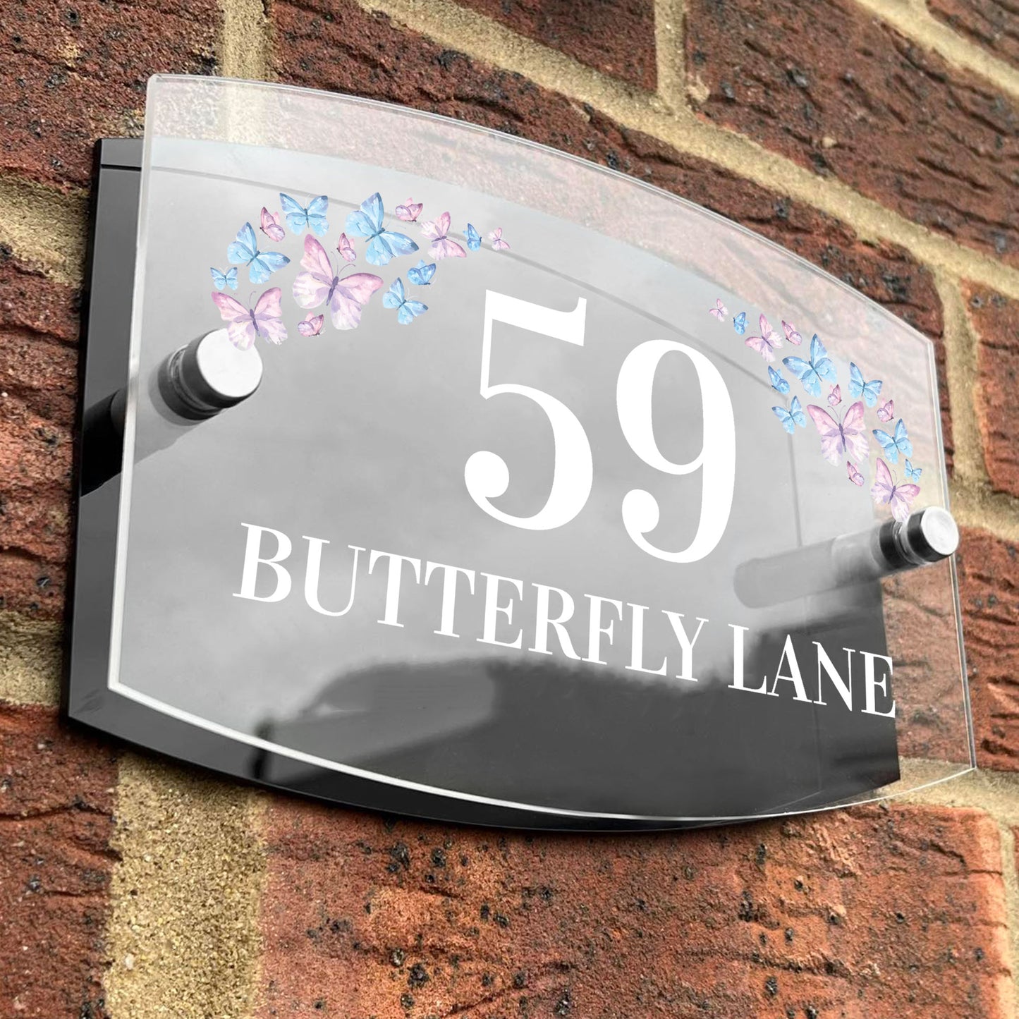 House Numbers Plaques Contemporary Personalised House Signs Door