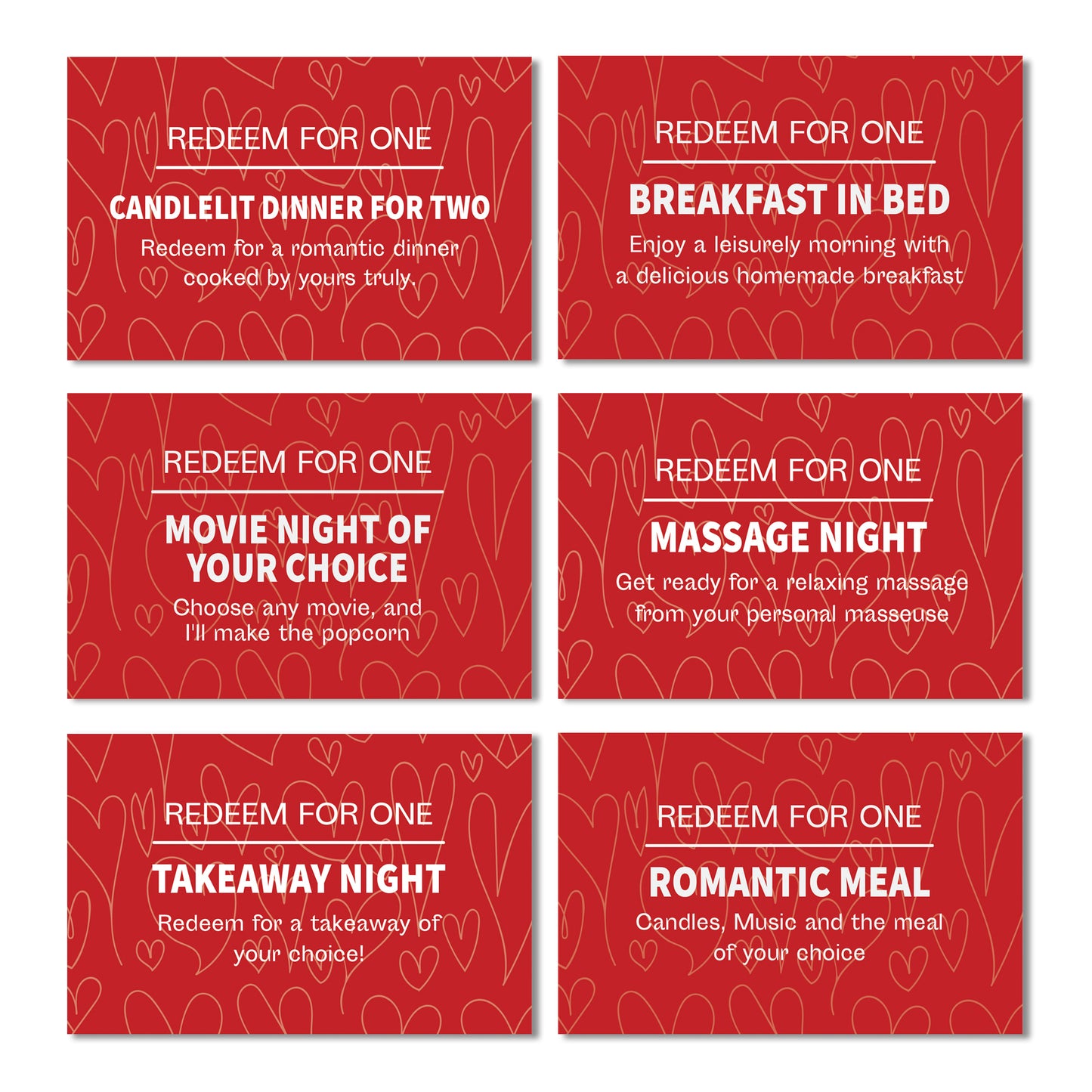 Coupon Book Gift For Boyfriend Wife Date Night Cards Couple