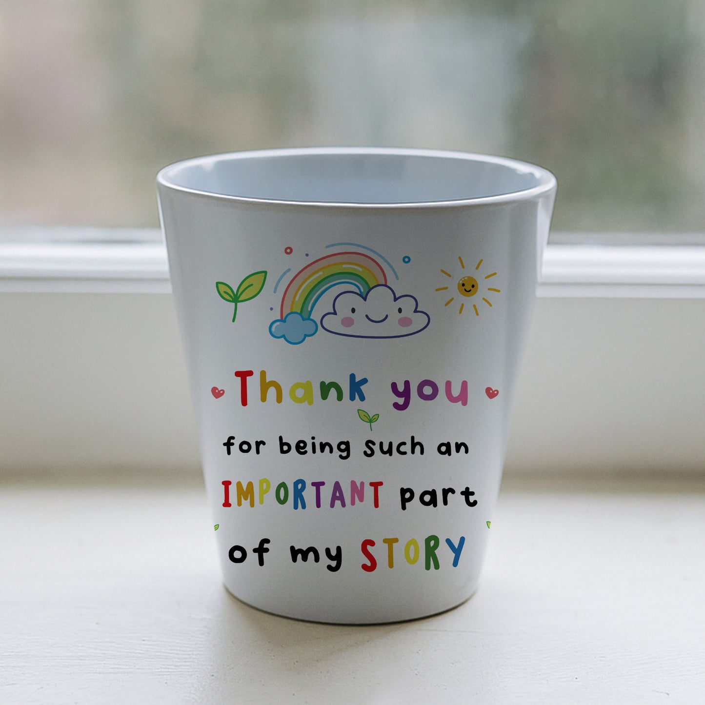 Thank You Gift Set For Teachers Appreciation Plant Pot and Card