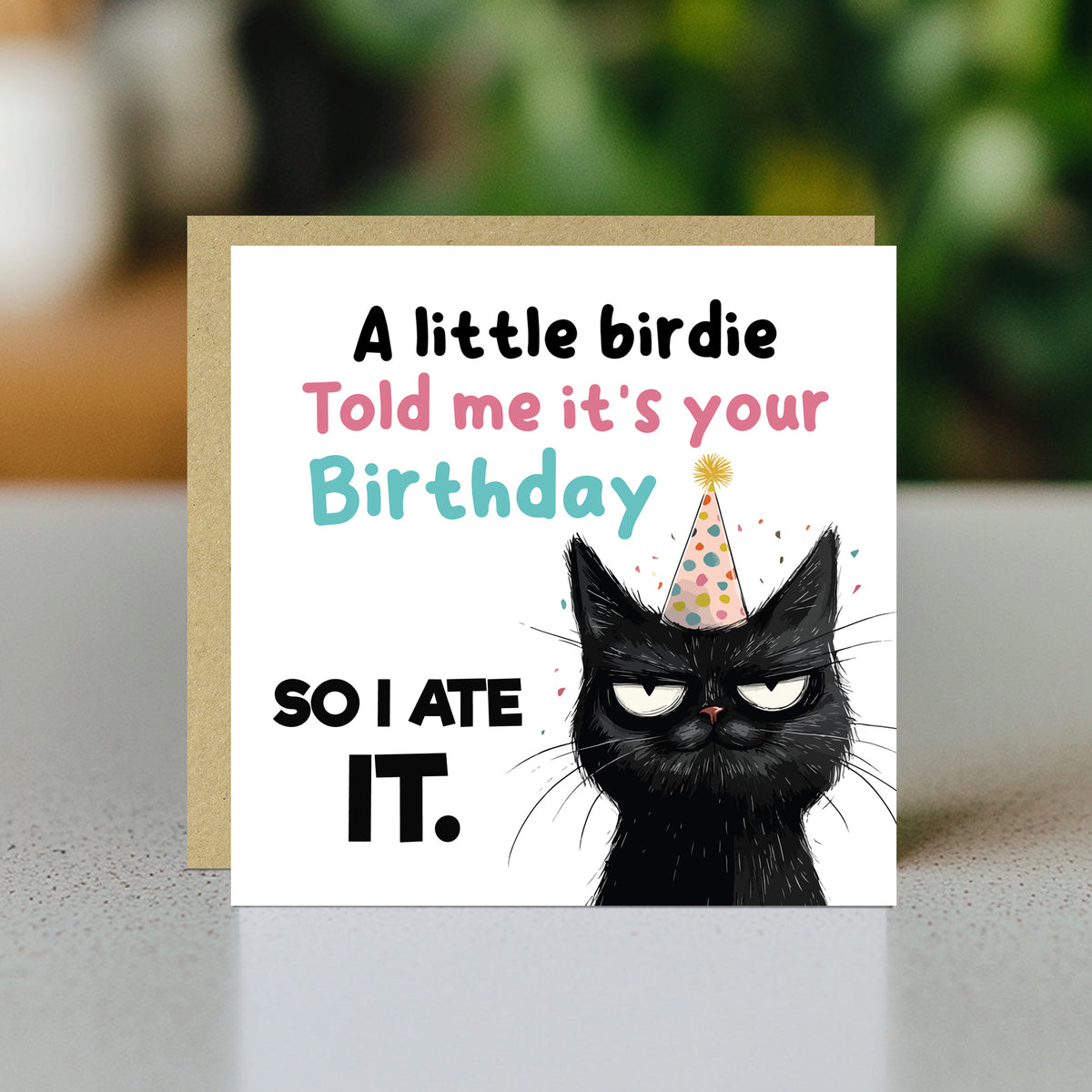 Humorous Birthday Card Happy Birthday Greetings Card Novelty