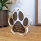 Special Dog Memorial Gift Paw Print Plaque In Memory Of Dog Cat
