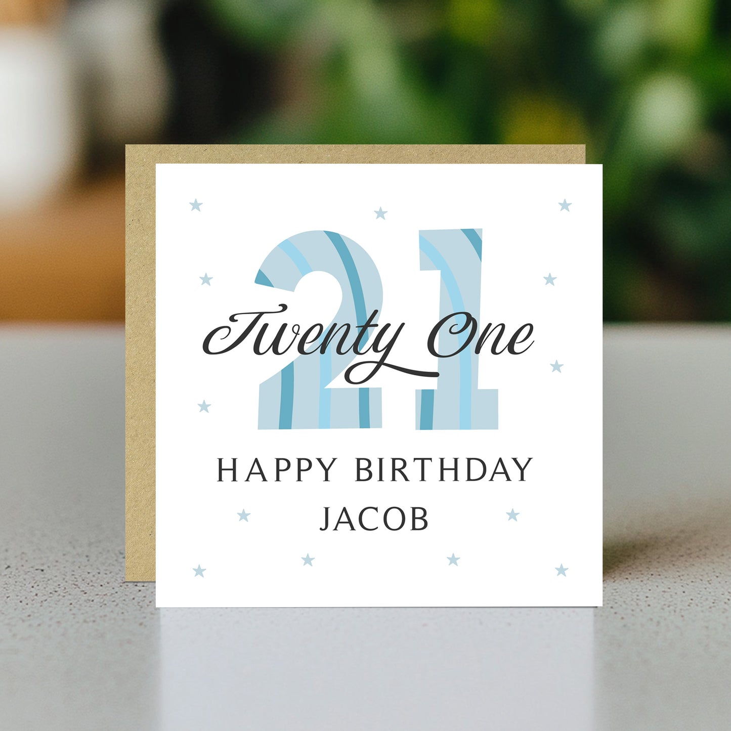 Personalised 21st Birthday Cards For Men Brother Son Grandson