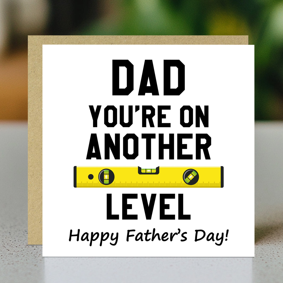 Funny Card For Dad For Fathers Day DAD ANOTHER LEVEL Card