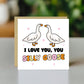 Card For Valentines Anniversary Card With Envelope I Love You