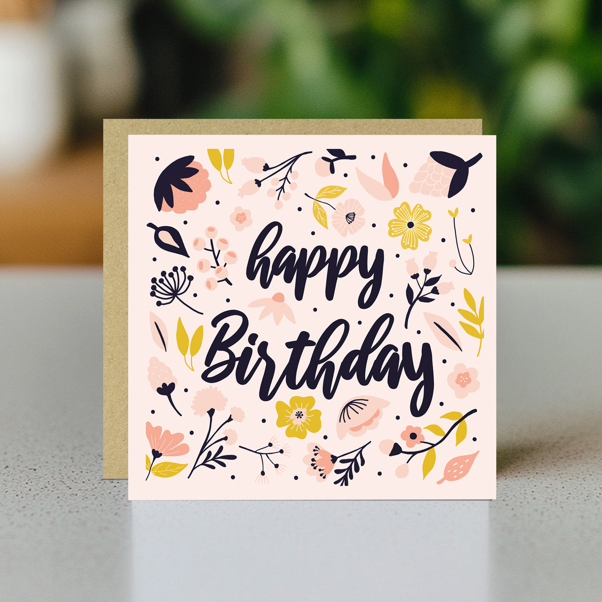 Female Happy Birthday Card 14.5x14.5cm Card For Women Girls
