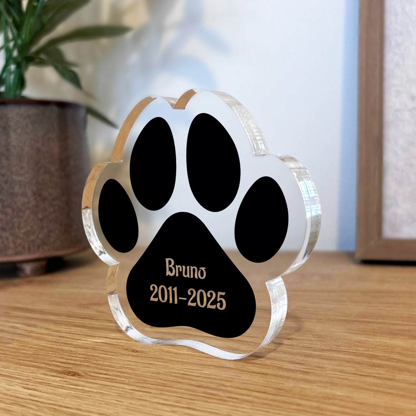 Dog Memorial Plaque Personalised Any Name Date Memorial Plaque